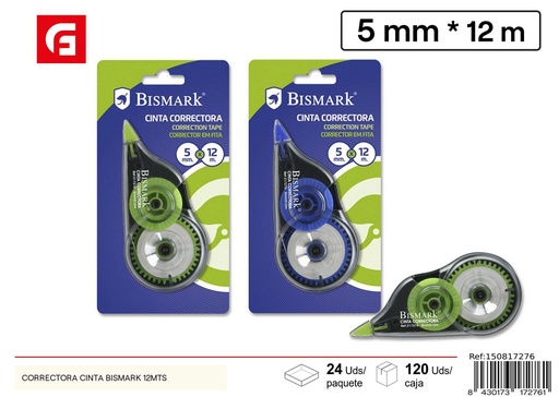 [150817276] Cinta correctora Bismark 12 mts - Material escolar