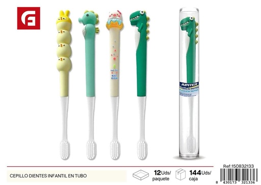 [150832133] Cepillo de dientes infantil en tubo - Productos de cuidado personal