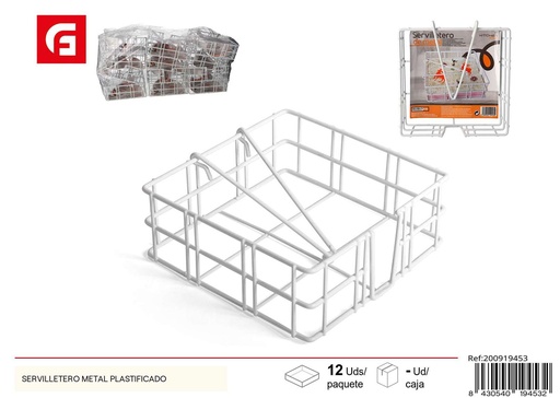 [200919453] Servilletero metálico plastificado - Accesorios de cocina