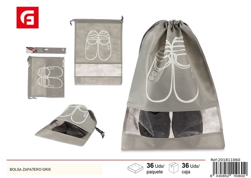 [201811060] Bolsa zapatero gris - Organización y almacenamiento