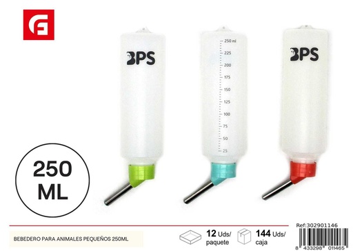 [302901146] Bebedero para animales pequeños 250 ml - Accesorios para mascotas
