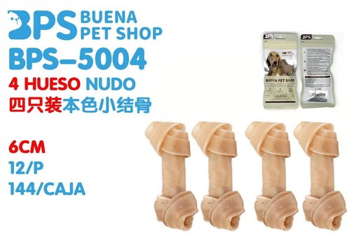 [302905004] Set de huesos nudo 6cm para perros