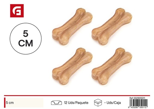 [302905011] 4 Huesos prensados - Snacks saludables para perros
