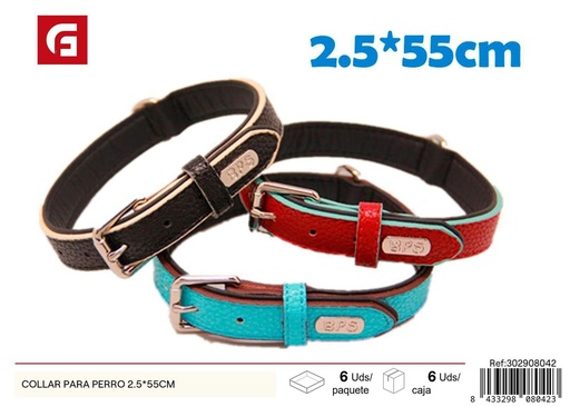 [302908042] Collar para perro 2.5 x 55cm para mascotas