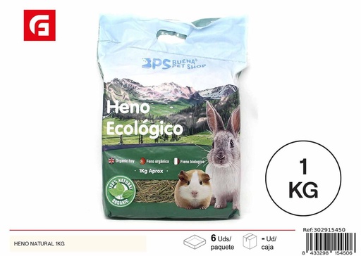 [302915450] Heno natural para mascotas 1kg