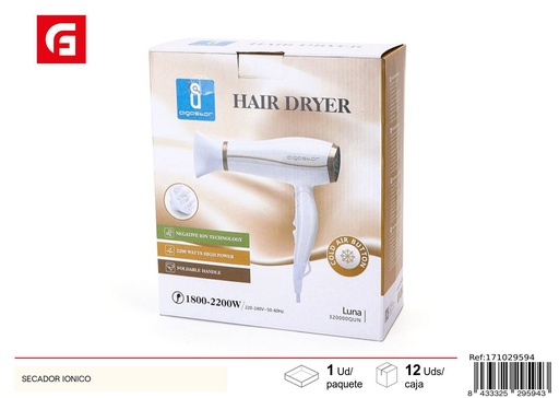 [171029594] Secador iónico para el cabello - Herramientas para el cabello