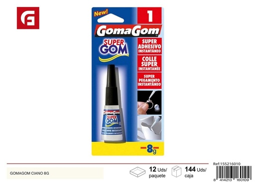 [155216010] Goma Gom ciano 8 g - Material para manualidades
