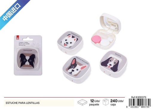 [6300373] Estuche para lentillas blanco - Accesorios de belleza