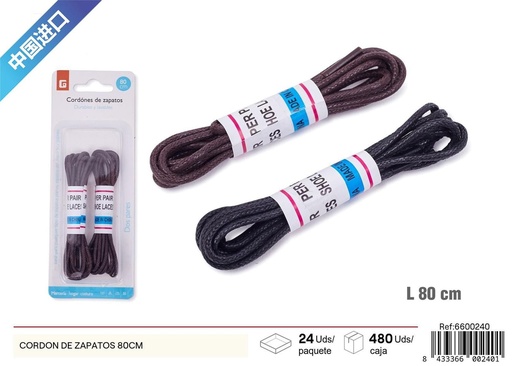 [6600240] Cordones de zapatos 80cm para calzado