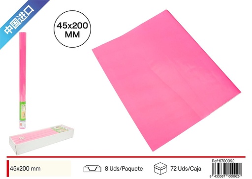 [6700092] Rollo adhesivo de fluorescente 0.45x2m - Decoración del hogar y manualidades