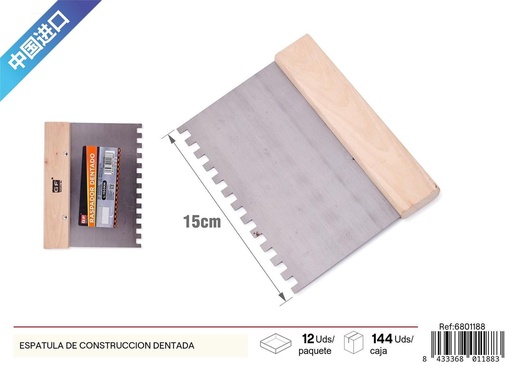 [6801188] Espátula de construcción dentada - Herramientas