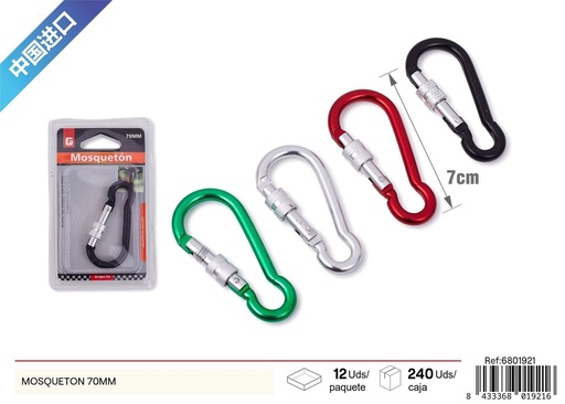 [6801921] Clip de clave de aleación 70mm - Accesorios de ferretería