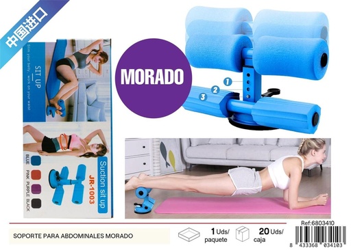 [6803410] Soporte para abdominales morado para entrenamiento físico