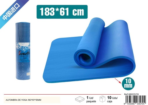 [6803570] Alfombra de yoga 183x61x10mm para ejercicios y meditación