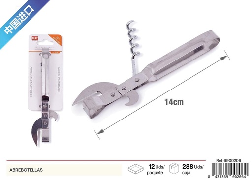 [6900206] Abrebotellas número 4 - Liquidación de utensilios de cocina