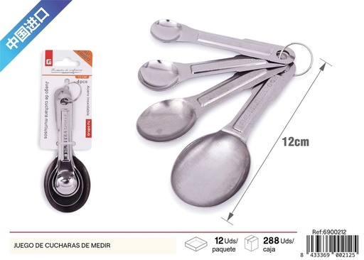 [6900212] Juego de cucharas de medir - Utensilios de cocina