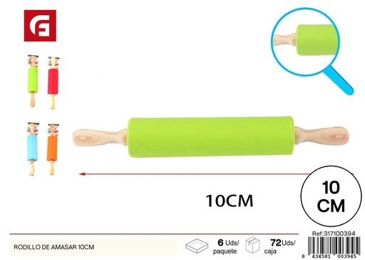 [317100394] Rodillo de amasar madera 10 cm - Utensilios de cocina