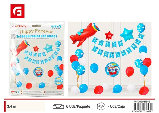 [203931843] Set de guirnalda con globos 47 pcs - Decoraciones para fiestas