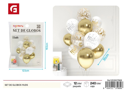 [203937989] Set de globos 11 uds - Decoraciones de fiesta