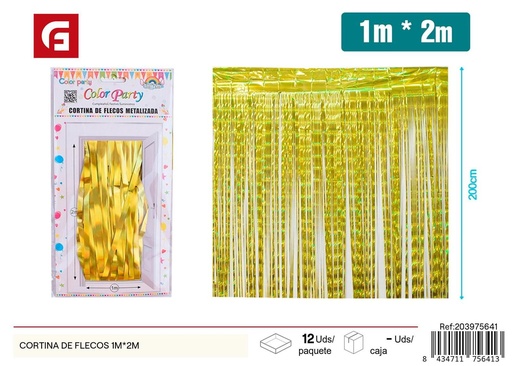 [203975641] Cortina de flecos 1m*2m - Decoraciones de fiesta