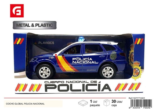 [187771001] Coche de juguete policía nacional 