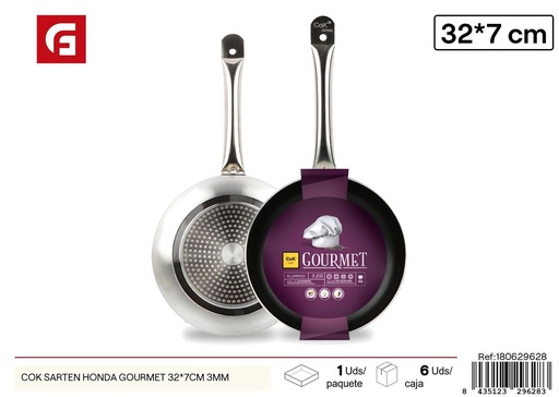 [180629628]  sartén honda gourmet 32x7 cm - Utensilios de cocina