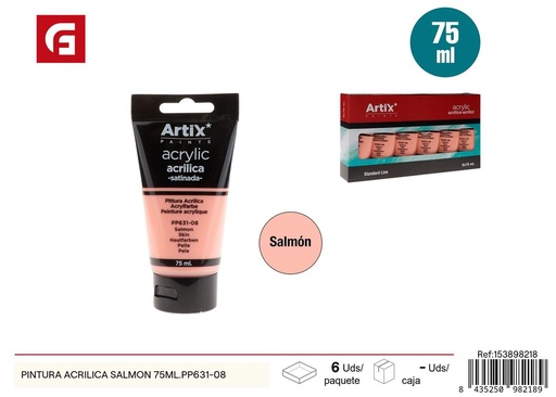 [153898218] Pintura acrílica salmón 75ml - Material escolar