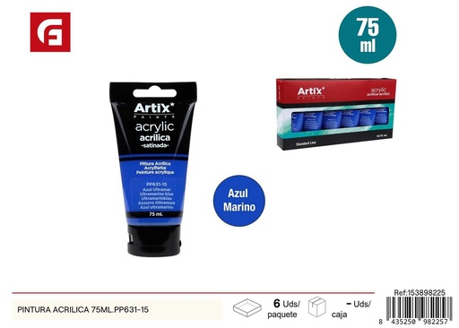 [153898225] Pintura acrílica 75ml - Material escolar