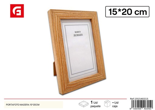 [191540315] Portafoto de madera 15*20 cm - Marcos decorativos y personalizados