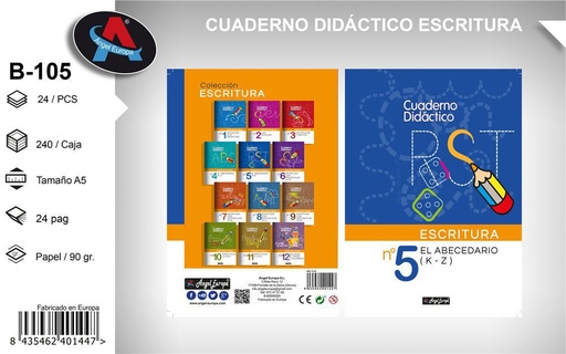 [165740144] Cuaderno didáctico de escritura 5 - Material escolar