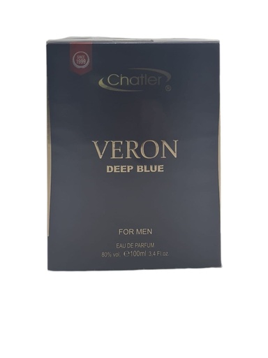 [5901801109143] Perfume Veron Deep Blue 100ml Men Chatler - Perfumes variados