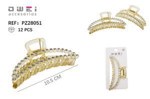 [8428947280514] Pinza 10.5 cm 12/u - Accesorios de cabello