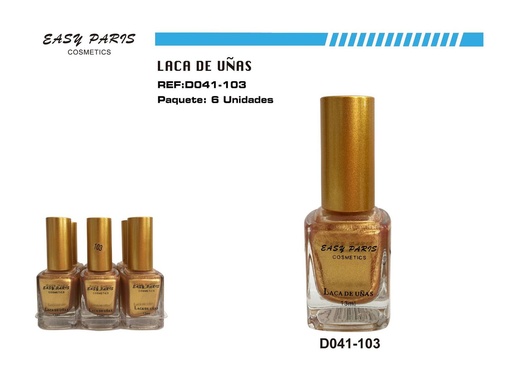 [D041-103] Esmalte de uñas EASY PARIS 6/U - Cosméticos