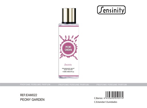 [EAM022] Body spray perfume Peony Garden 250 ml - Fragancias