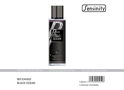 [EAH005] Body spray perfume Black Ocean 250 ml - Fragancias