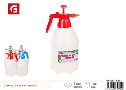 [201412789] Pulverizador de alta presión 3L - Accesorios para el hogar