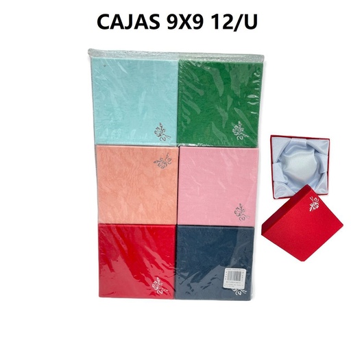 [P9990026] Caja de regalo 9*9*2cm (12 unidades) - Cajas de regalo y embalajes