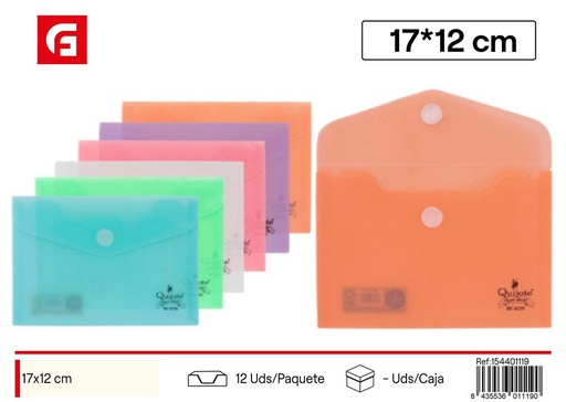 [154401119] Sobre botón velcro 17*12 cm color surtido - Material de oficina