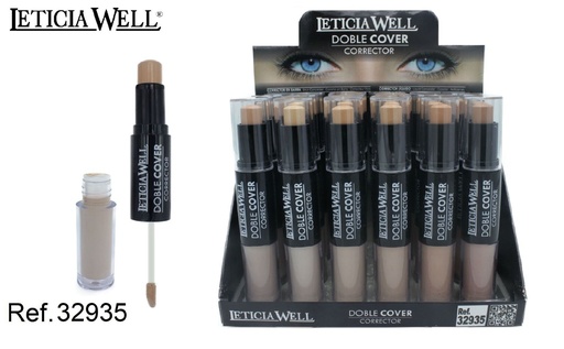 [8435433210283] Corrector doble en barra y líquido 24/U 32935 LW - Maquillaje