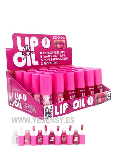 [8436045038937] Lip gloss glow oil 24/u 12271A para brillo labial intenso