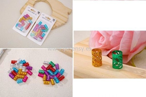 [8875588800623] Anillos decorativos para pelo 24/U 280062-1G NB - Accesorios de pelo y diademas