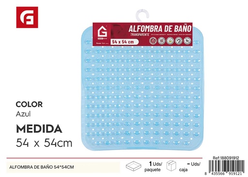 [188091912] Alfombra de baño 54*54cm para confort y estilo