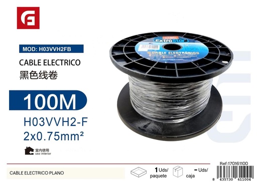 [170161100] Cable eléctrico plano - Suministros eléctricos y conexiones