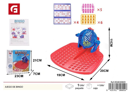 [204630601] Juego de bingo para entretenimiento