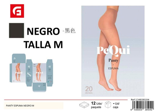 [134838104] Medias de espuma negro M - Mercería y accesorios de moda