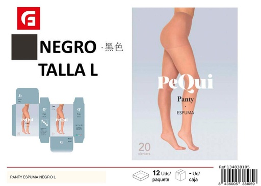 [134838105] Medias de espuma negro L - Mercería y accesorios de moda