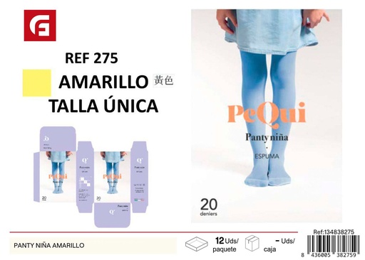 [134838275] Medias amarillas para niña - Confección y accesorios