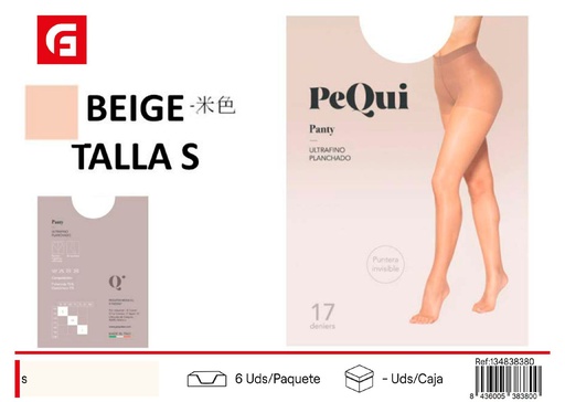 [134838380] Medias de lycra color beige S - Accesorios de costura