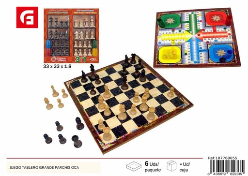 [187769055] Juego de tablero grande Parchís u Oca - Juguetes y juegos de mesa