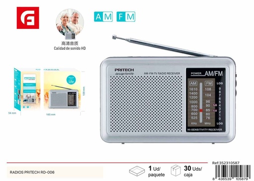 [352310587] Radio Pritech RD-006, electrónica y sonido